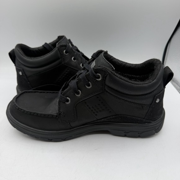 Skechers Segment Me Chukka Boots Mens 8.5 Black Moc Toe Shoes Waterproof main image 5